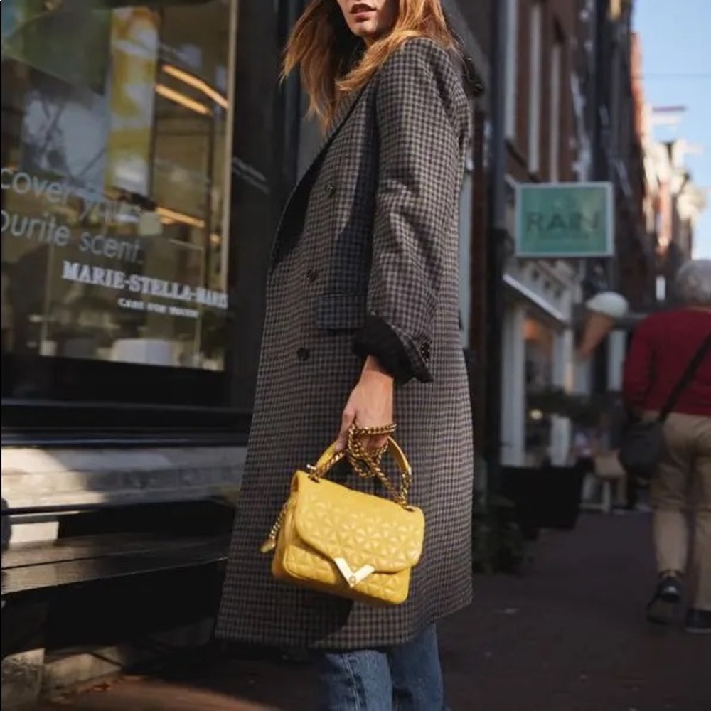 The Kooples Plaid Check Wool Coat